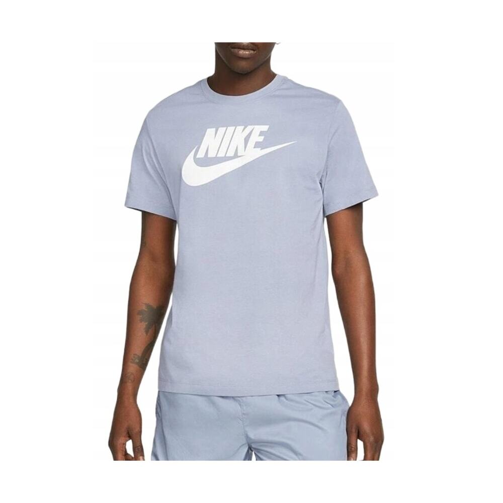 Nike Sportswear Mens Logo T-Shirt, Powder Blue, Size M